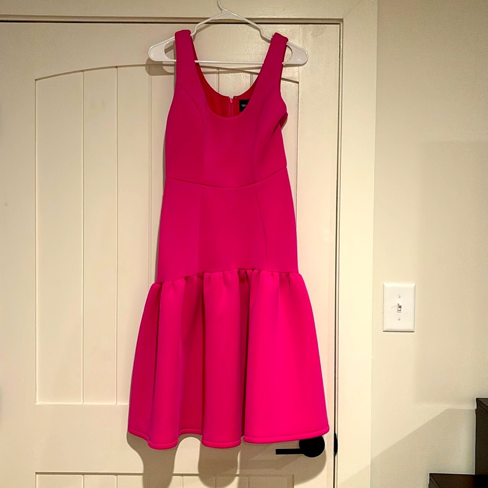 ASOS PINK SCOOP NECK DRESS